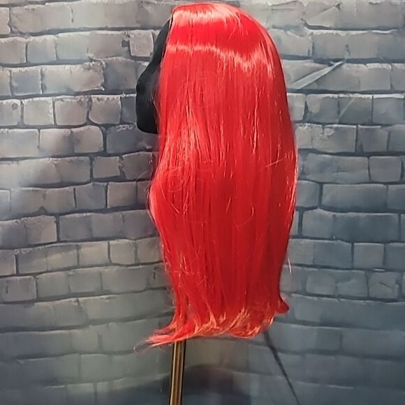 Vibrant Red Women's Straight Hair Wig - Picture 3 of 11